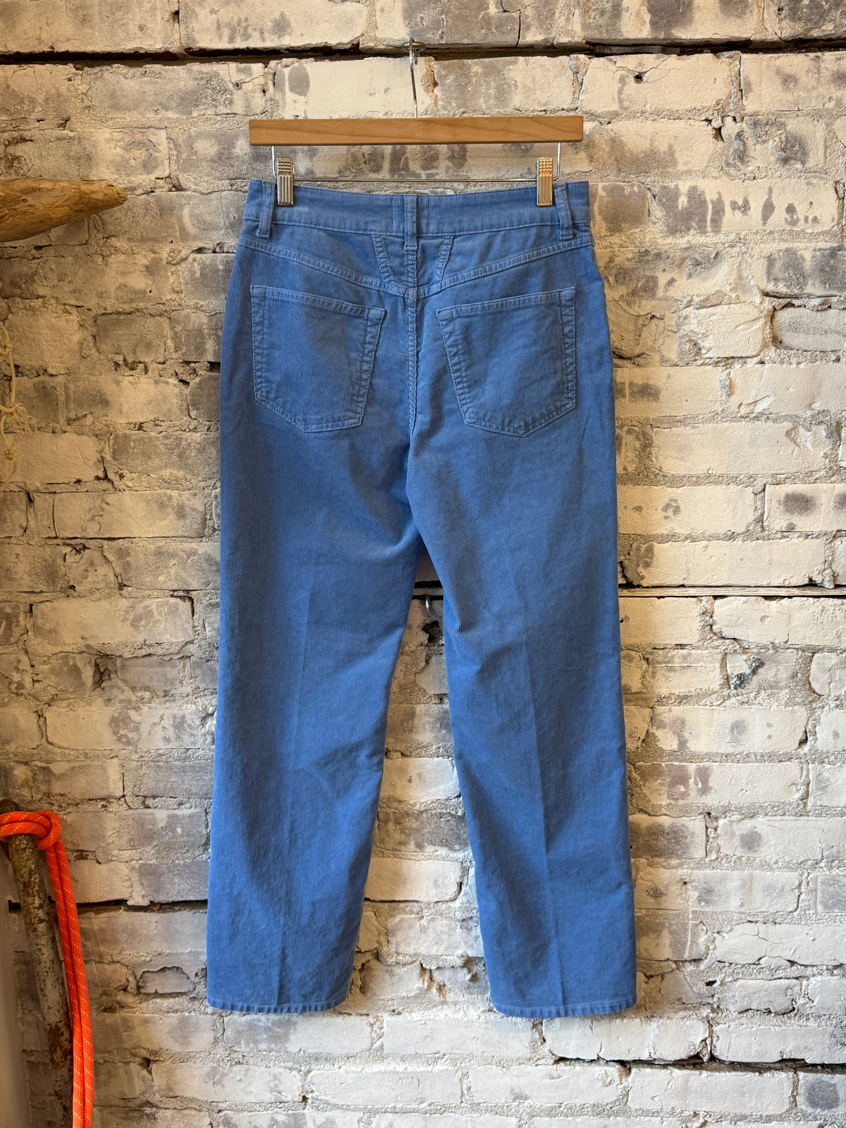 Closed Women's Milo Straight Corduroy Pant - Moonleaf Blue Steel Blue