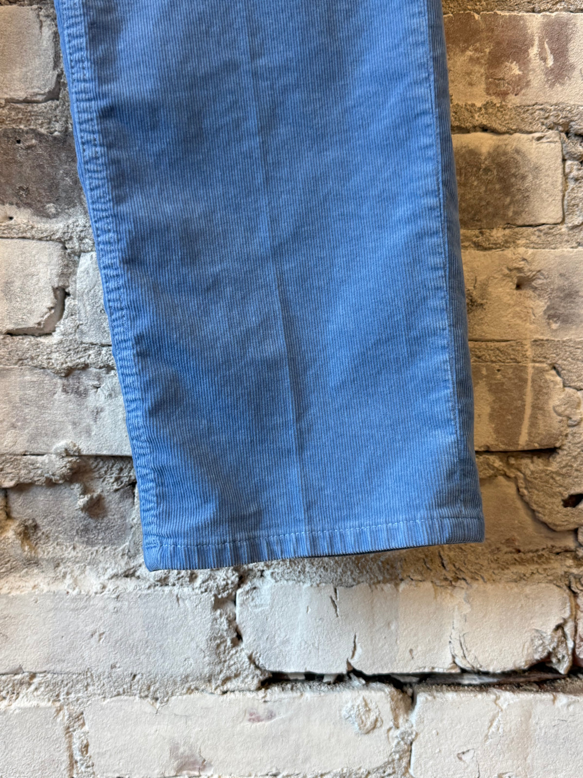 Closed Women's Milo Straight Corduroy Pant - Moonleaf Blue Steel Blue