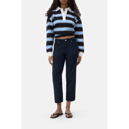 Women's Milo Straight Pants in Dark Night by Closed Women's, featuring a sleek fit and dark denim fabric.