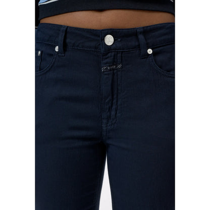 Closed Women's Milo Straight Pants in Dark Night, stylish dark-colored straight-leg trousers for women.