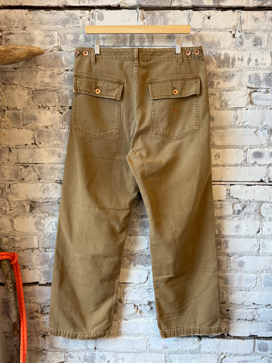 President's Miner Fatigue Canvas Pants - Khaki Sienna