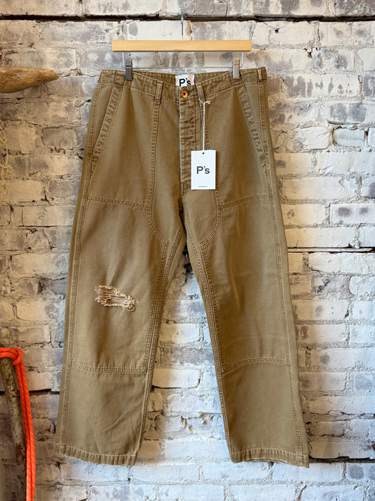 President's Miner Fatigue Canvas Pants - Khaki Dim Gray