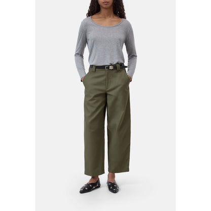 Closed Women's Modal-Cashmere Longsleeve - Light Grey Melange White Smoke