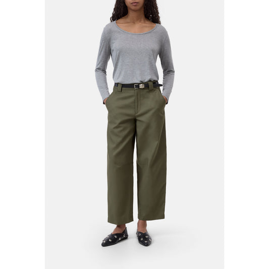 Women's Modal-Cashmere Longsleeve in Light Grey Melange, soft and cozy long-sleeve top by Closed Women's.
