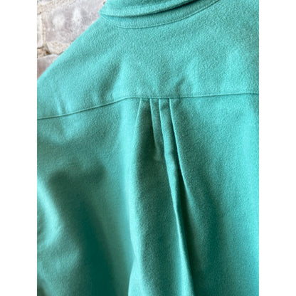 Men's Wythe Moleskin Snap Shirt in Century Green, featuring a relaxed fit and snap closures, displayed on a mannequin.