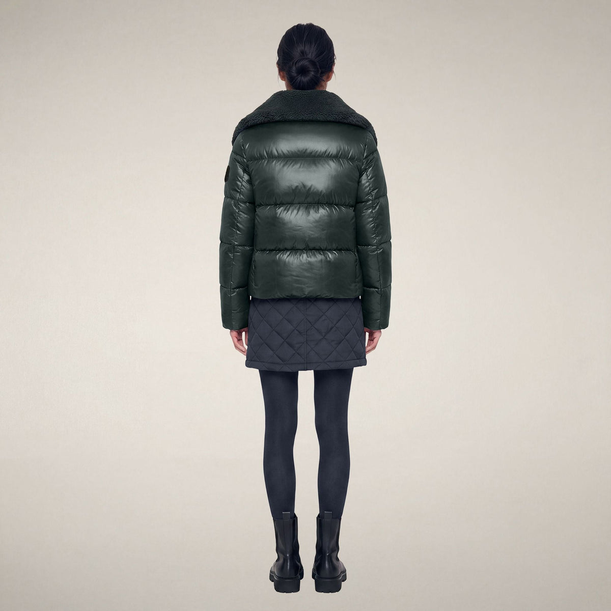 Moma Puffer Jacket - Nori Green