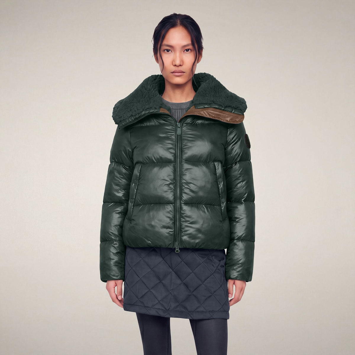 Moma Puffer Jacket - Nori Green
