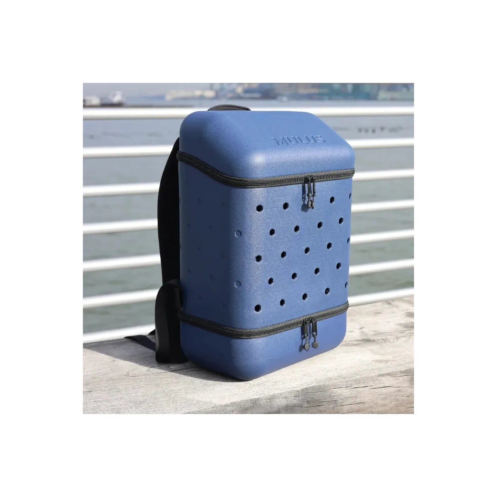 Abyss Blue Mulus Bag, stylish accessories featuring a sleek blue design, perfect for everyday use and fashion enhancement.
