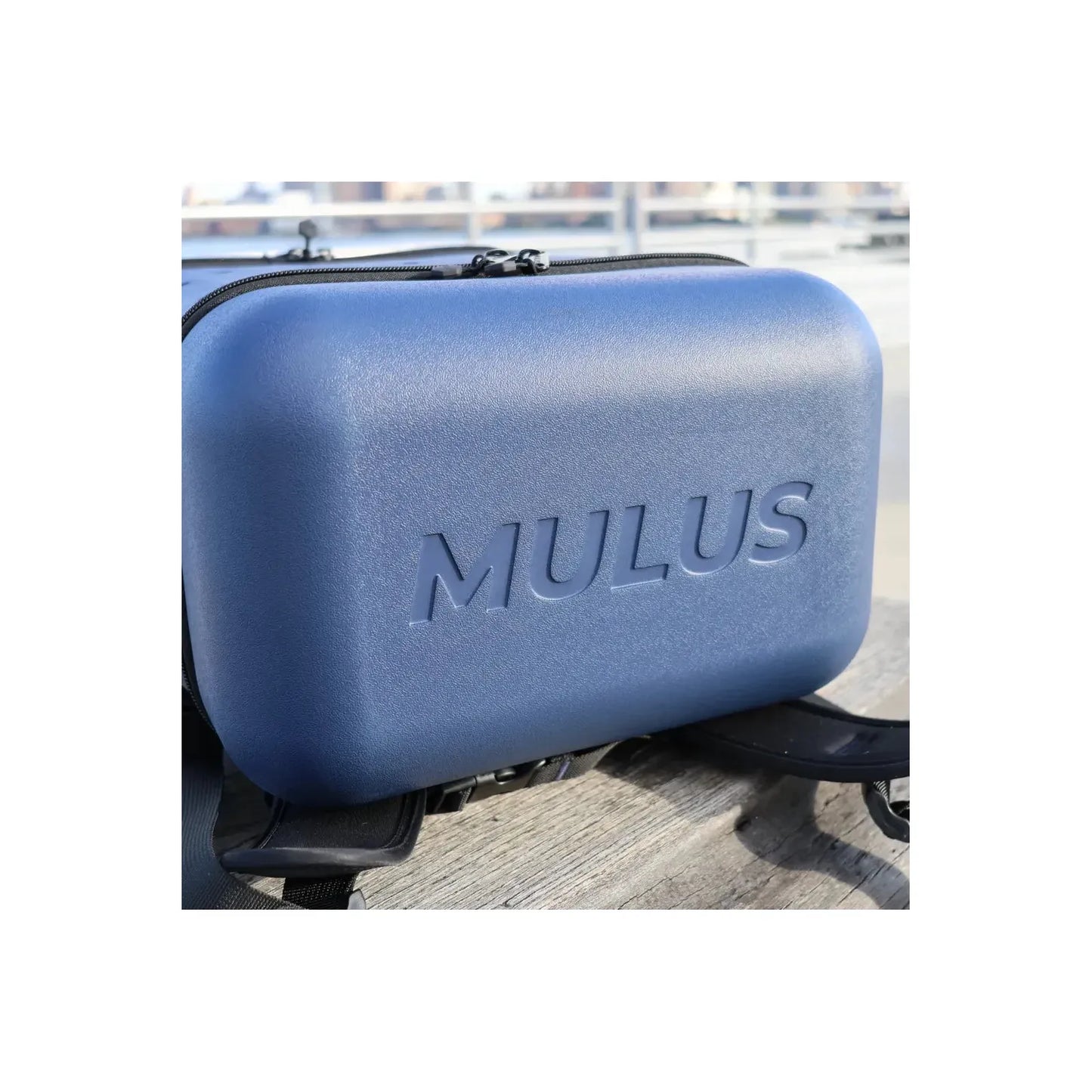 Abyss blue Mulus Bag accessory featuring a sleek, modern design with smooth fabric and minimalist style.