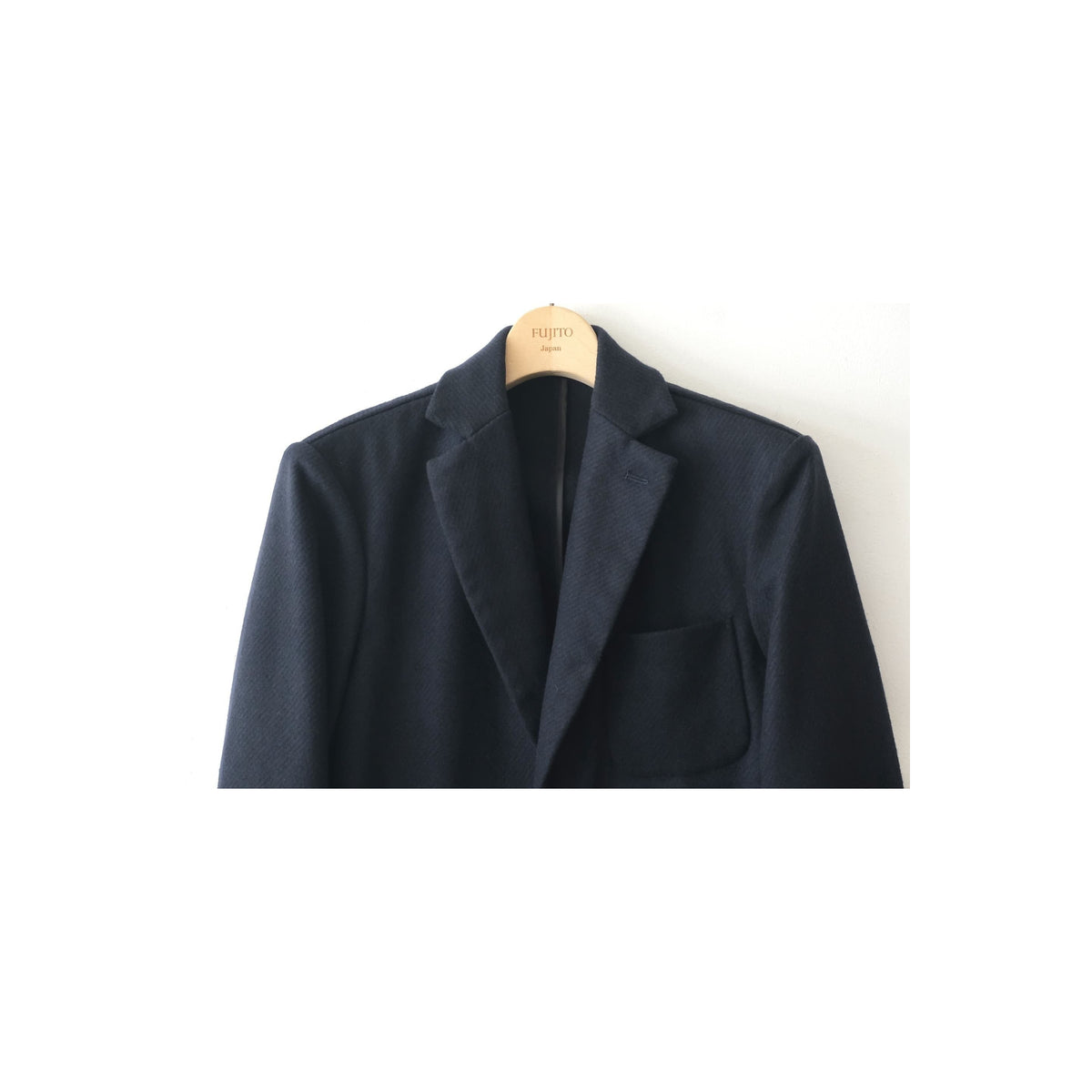Men's Fujito N.O.UN Jacket in dark navy, showcasing a stylish, lightweight outer layer with a sleek fit and modern design.