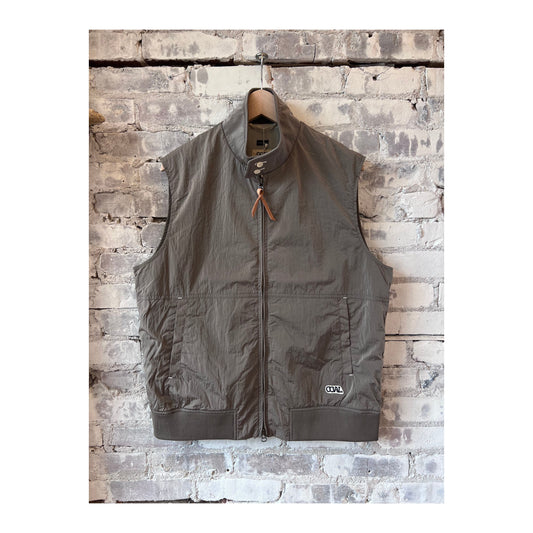 Zip Up Wind Vest - Beige - DUNE + SALT