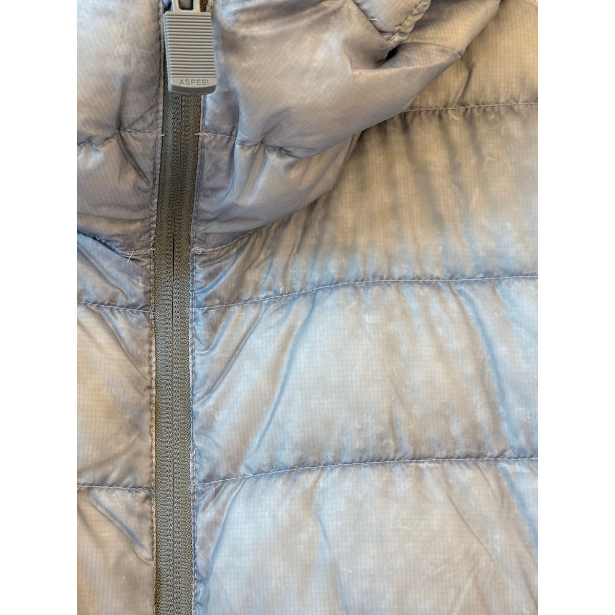Aspesi Nelson Down Hooded Jacket - Sky Blue Gray