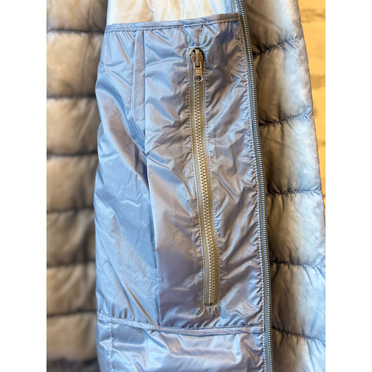 Aspesi Nelson Down Hooded Jacket - Sky Blue Light Steel Blue