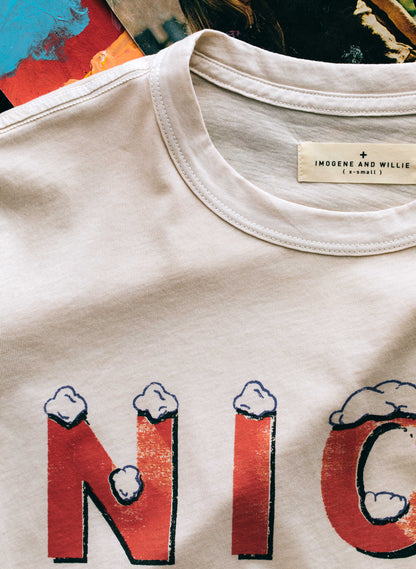 Nice Tee - Vintage White