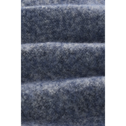 Men's NN07 wool blend scarf in blue multi with a cozy, stylish design, perfect for cold weather and versatile fashion.
