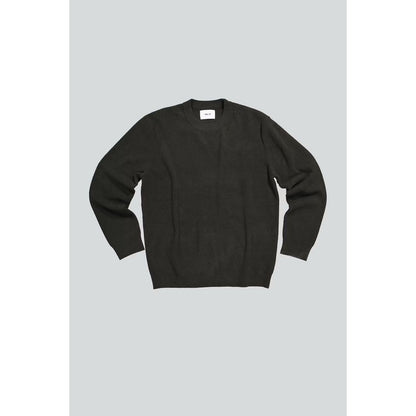 Men's dark army-colored Danny sweater by NN07, featuring a cozy knit fabric and classic fit, shown on a neutral background.