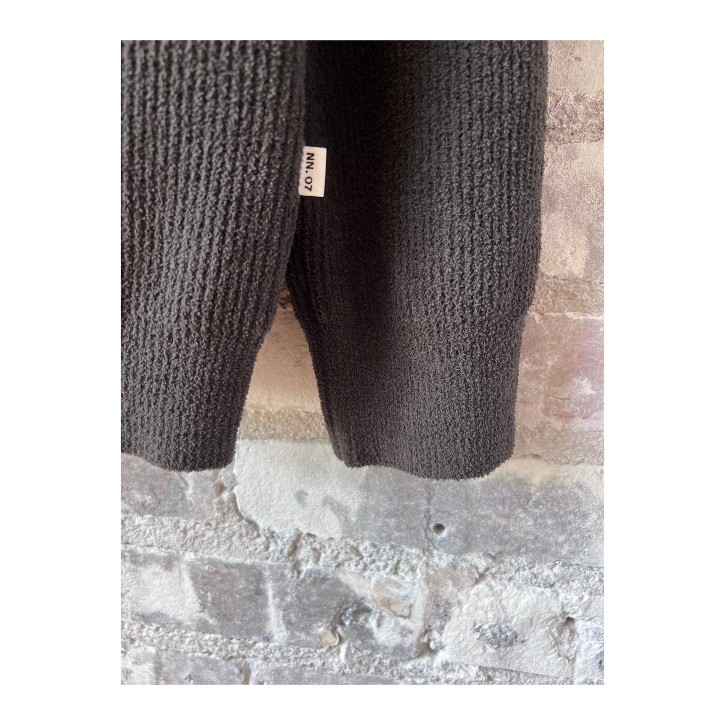 Men's NN07 Danny Sweater in dark army color, featuring a cozy knit design and classic fit, perfect for casual wear.