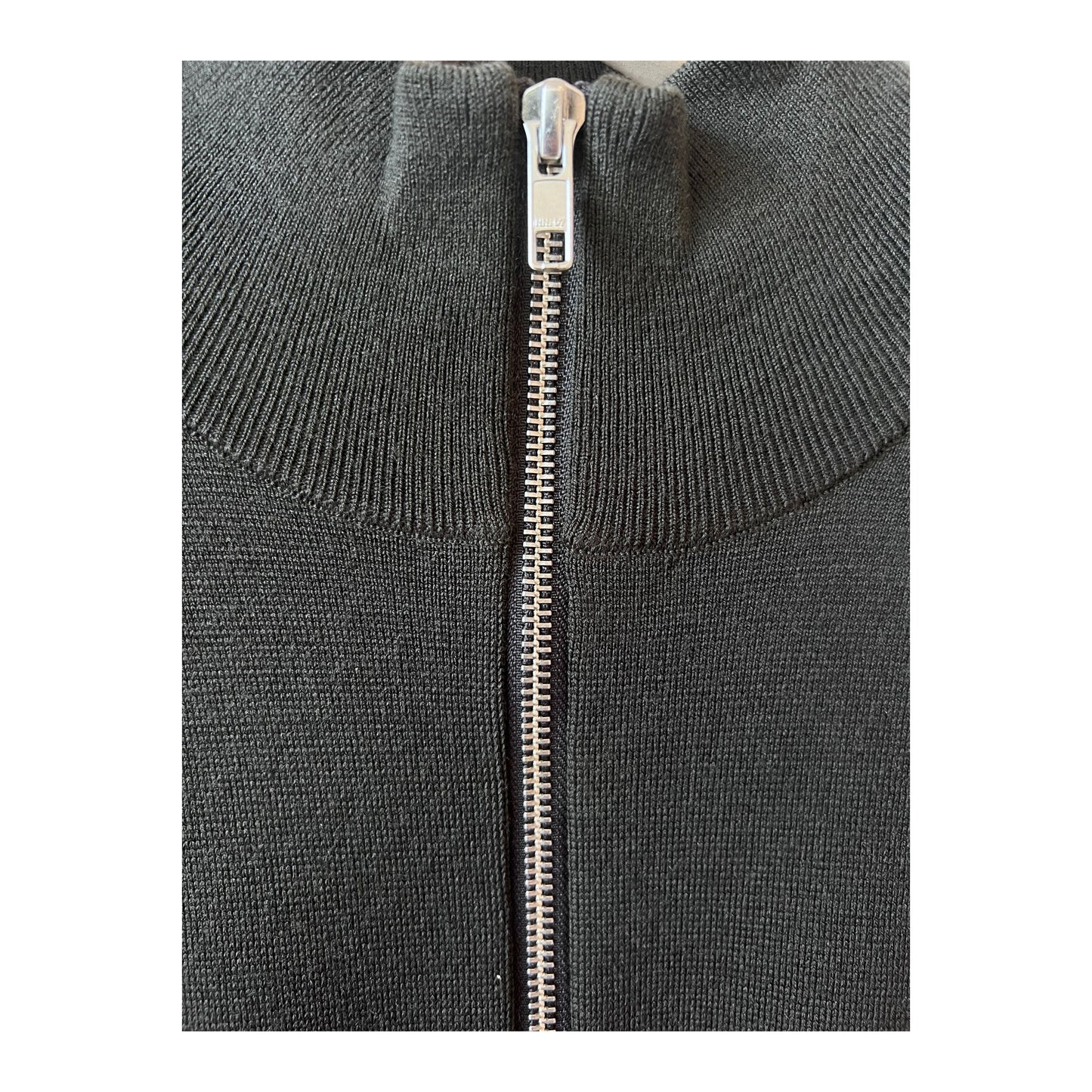 Men's Harald Wool Blend Sweater by NN07 in dark army color, featuring a cozy knit texture and a classic fit.