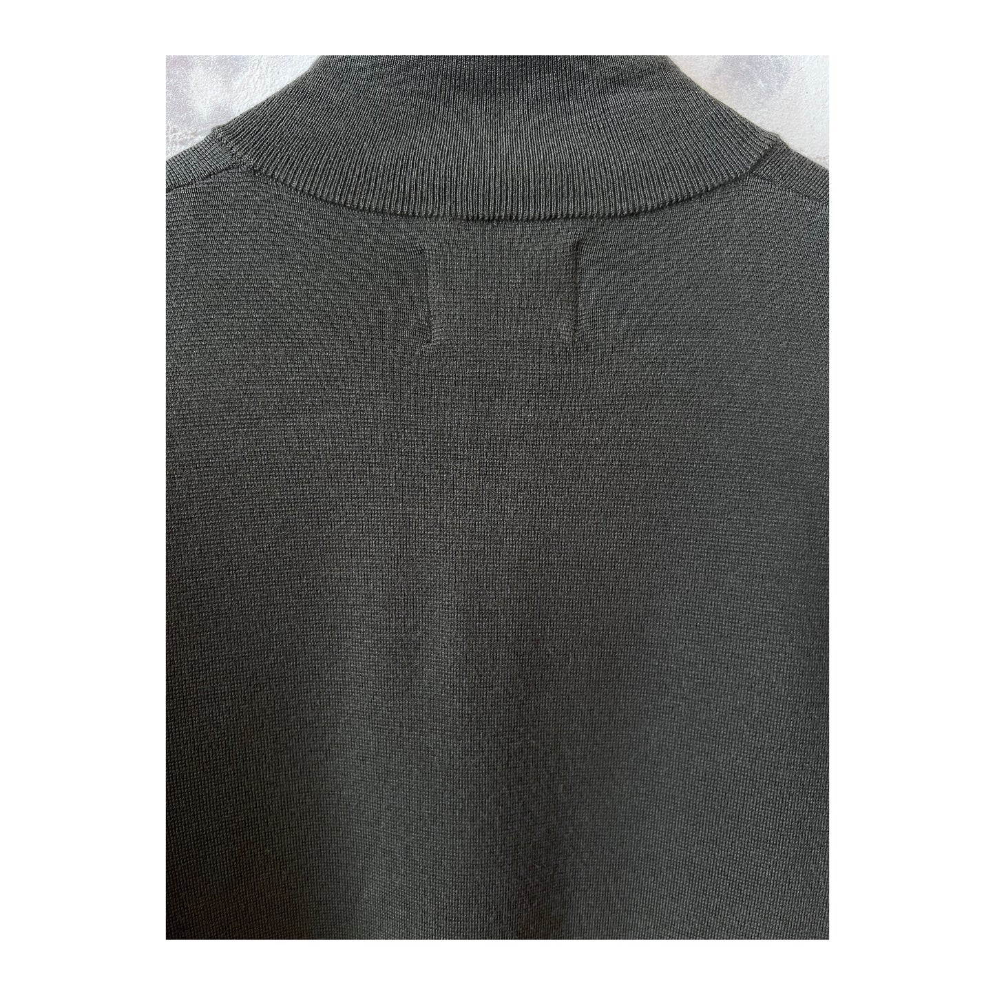 Men's Harald Wool Blend Sweater by NN07 in dark army color, featuring a cozy knit fabric and classic fit.