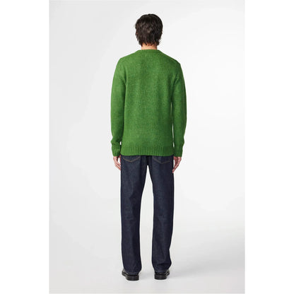 Men's Lee Wool Blend Sweater in Kale, NN07, featuring a cozy knit fabric and classic crew neckline.