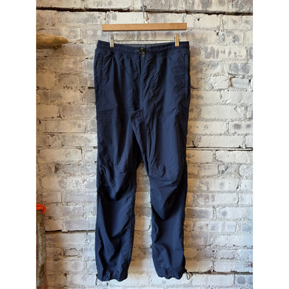 Men's Off-Trail Windpant in Bright Navy by Relwen, showcasing lightweight, wind-resistant fabric and relaxed fit for outdoor activities.