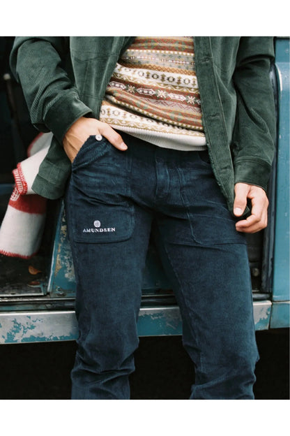 Men's FjordCord 8-Wale Corduroy Slacks - Dark Desert - DUNE + SALT