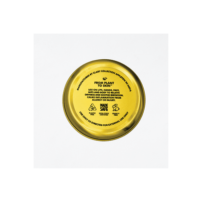 Clary Collection Olive Balm 2oz jar, natural skincare accessory with olive-based moisturizing balm, shown in the image.