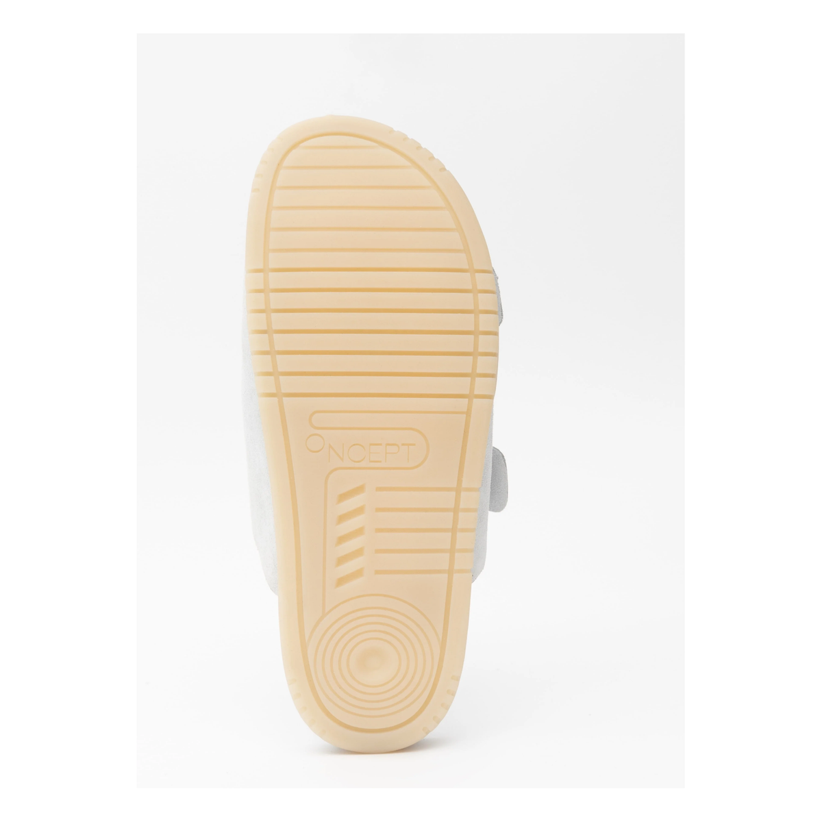 Women's Oncept Savannah Hydro-Suede Slide in Ice with water-repellent material and contoured footbed, perfect for casual wear