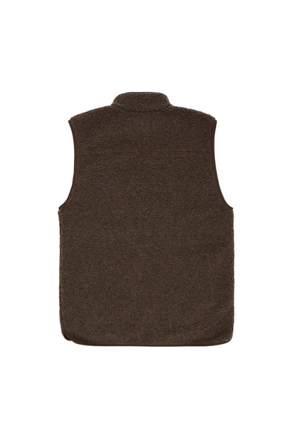 Men's Heroes Wool Fleece Vest - Cowboy - DUNE + SALT