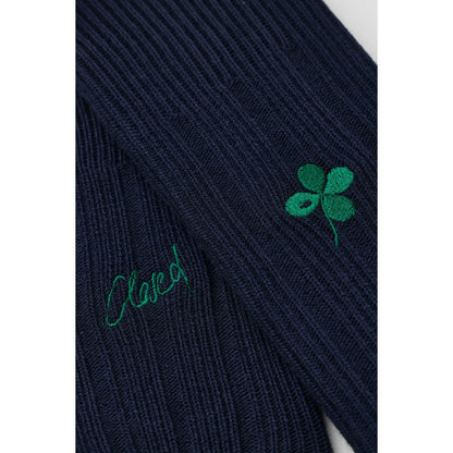 Men's organic cotton socks in dark night color, soft and breathable, from Closed Men's.