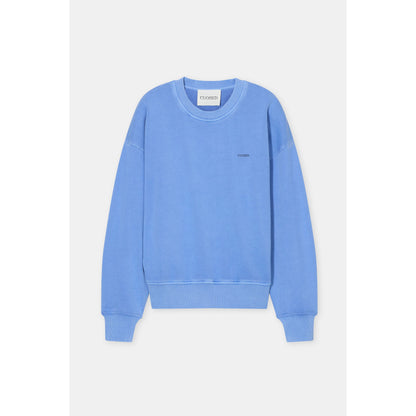 Closed Women's Organic Cotton Sweatshirt - Moonleaf Blue Cornflower Blue