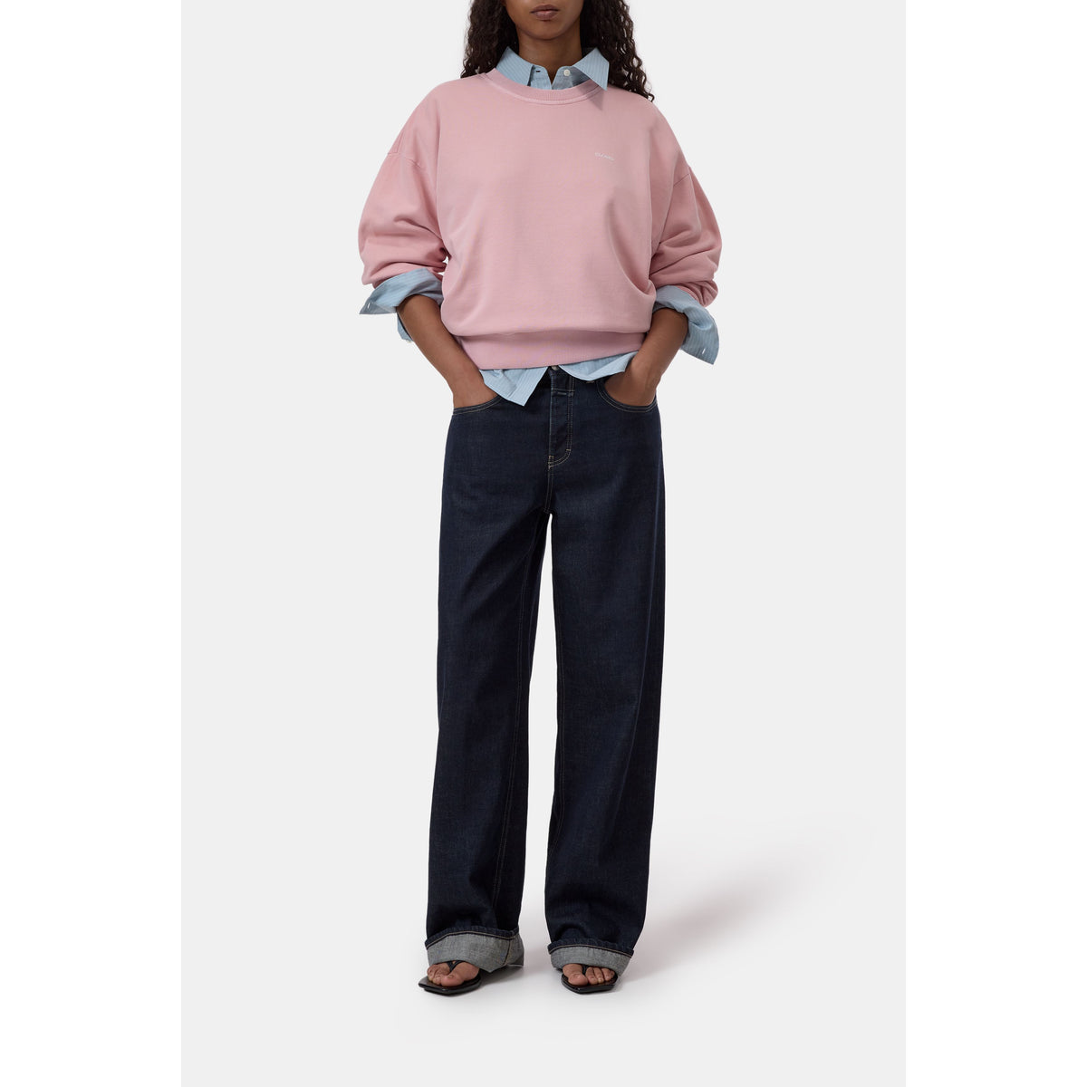 Closed Women's Organic Cotton Sweatshirt - Powder Pink Lavender
