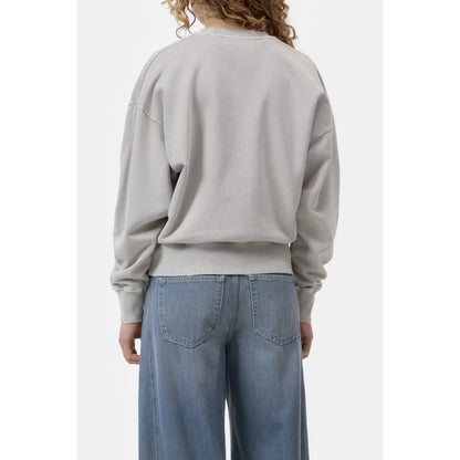 Closed Women's Organic Cotton Sweatshirt - Stoneleaf Green Gray