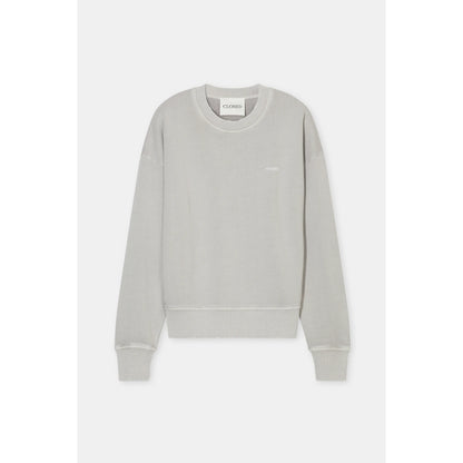 Closed Women's Organic Cotton Sweatshirt - Stoneleaf Green Gray