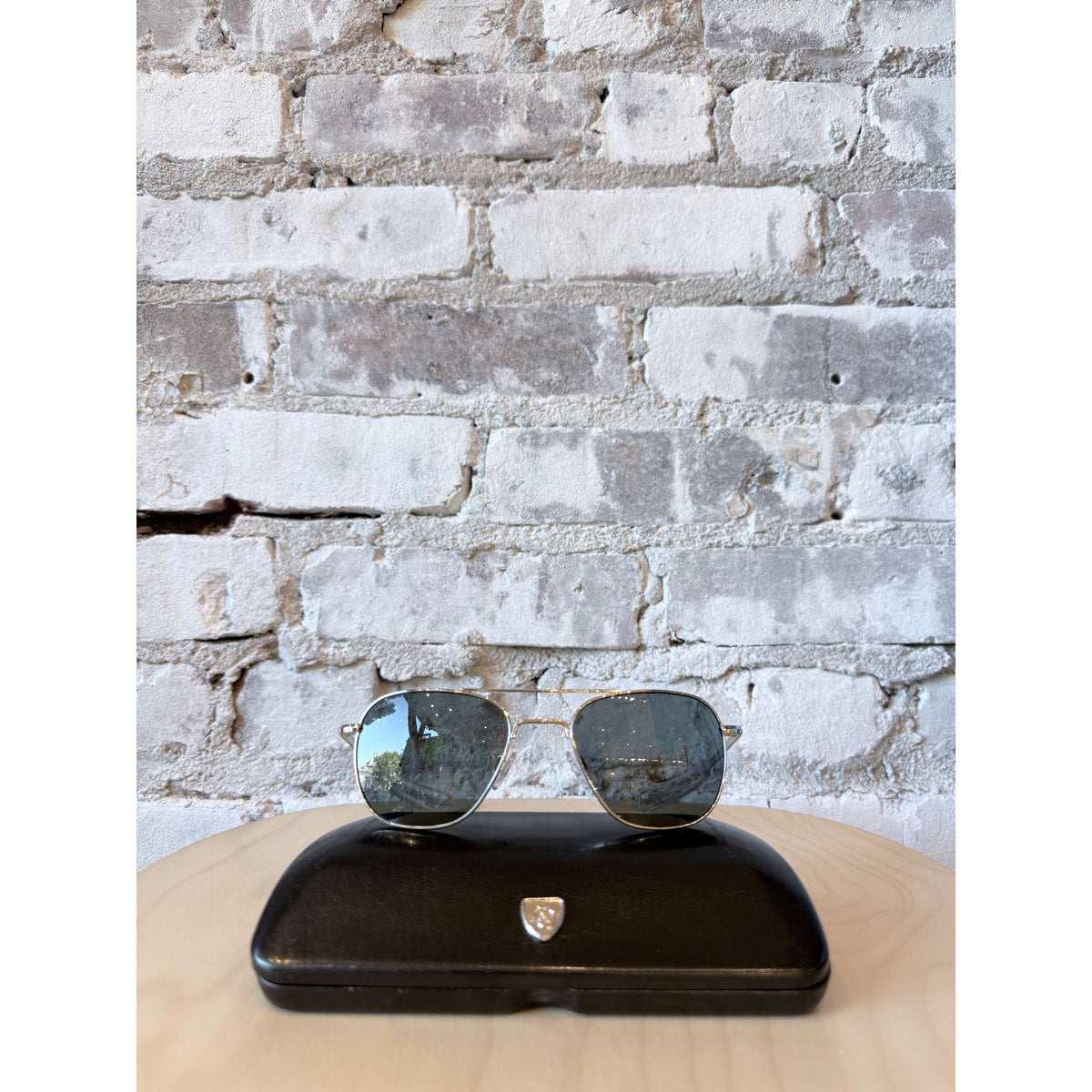 American Optical Original Pilot Aviator - Silver Light Gray