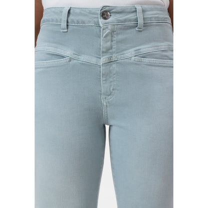 Closed Women's Pedal Pusher Relaxed Jean — Breeze Blue Dark Gray