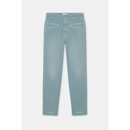 Closed Women's Pedal Pusher Relaxed Jean — Breeze Blue Dark Gray