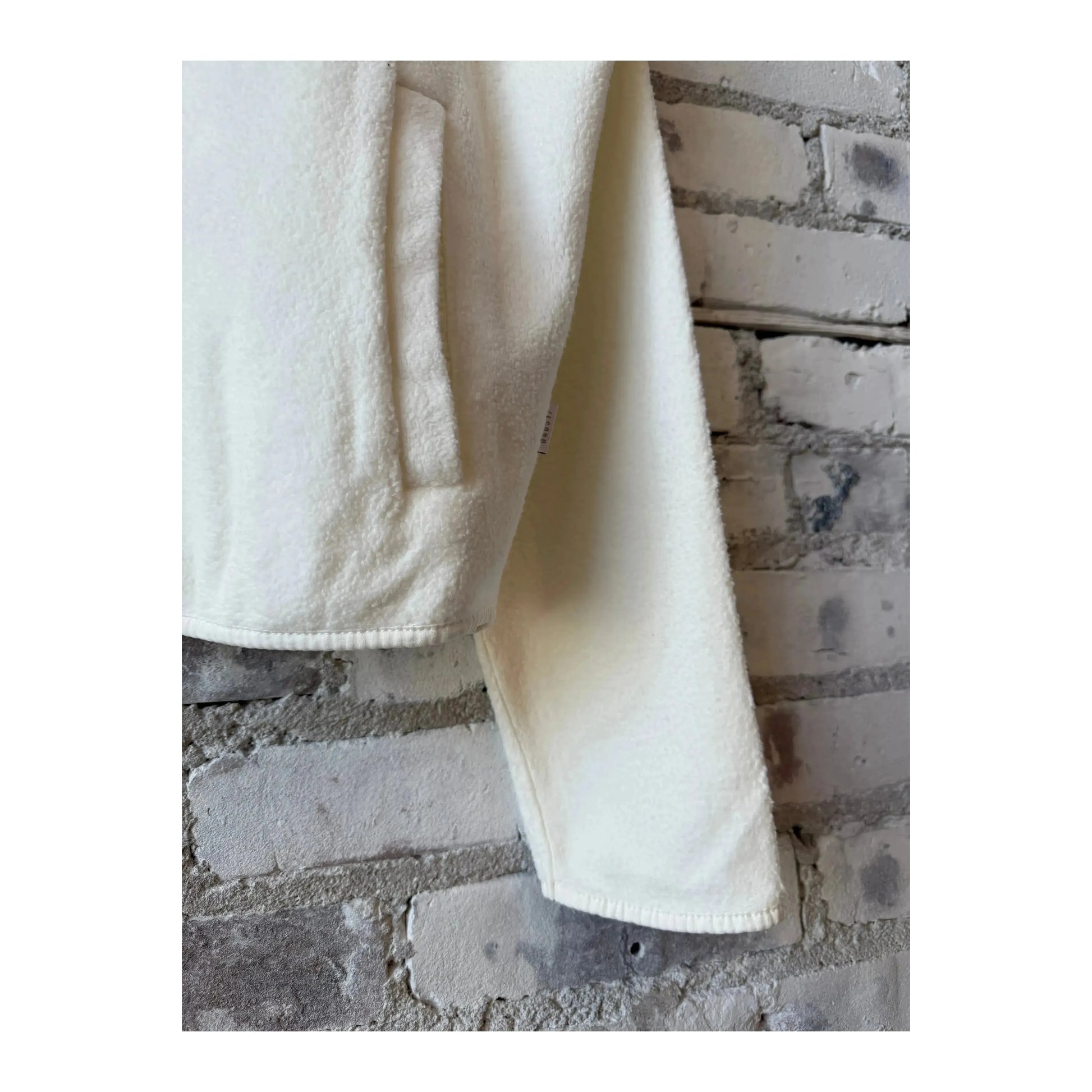Men's ivory PF Jacket by 04651, featuring a sleek design and comfortable fit, shown in the product image.