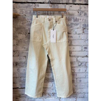 Moussy Pomonok Gusset Cargo - Ivory Gray