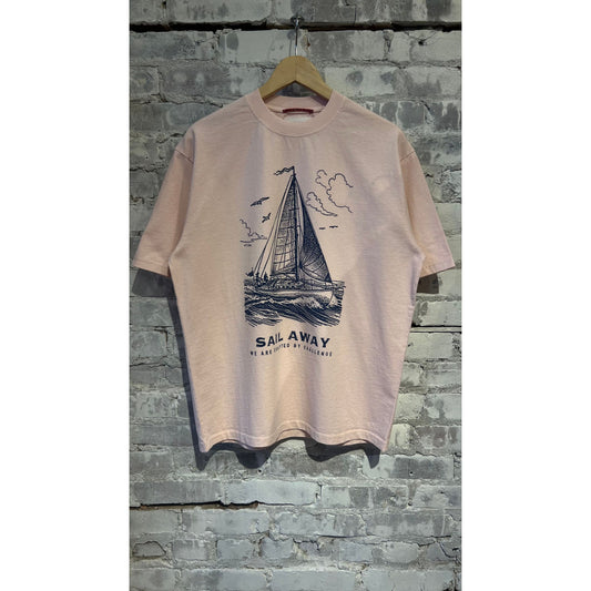 Sail Away Vintage Wash Jersey T - Pink Donut - DUNE + SALT