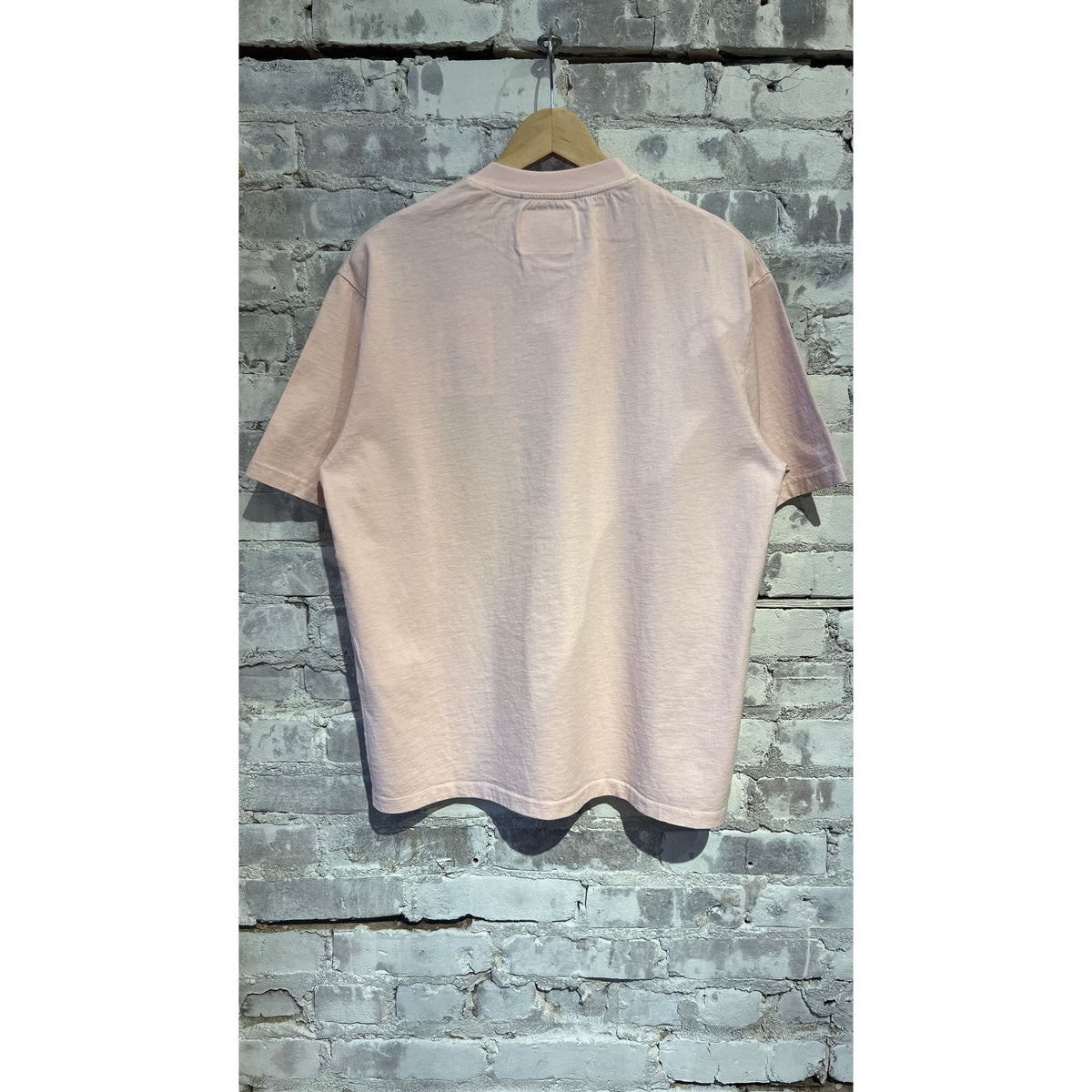 Men's Sail Away Vintage Wash Jersey T-shirt in pink with donut graphic by Presidents, casual crewneck tee for everyday wear.