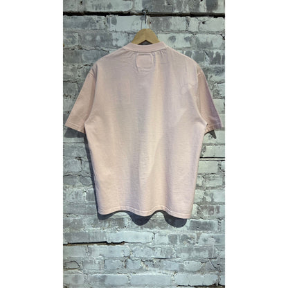 Men's Sail Away Vintage Wash Jersey T-shirt in pink with donut graphic by Presidents, casual crewneck tee for everyday wear.