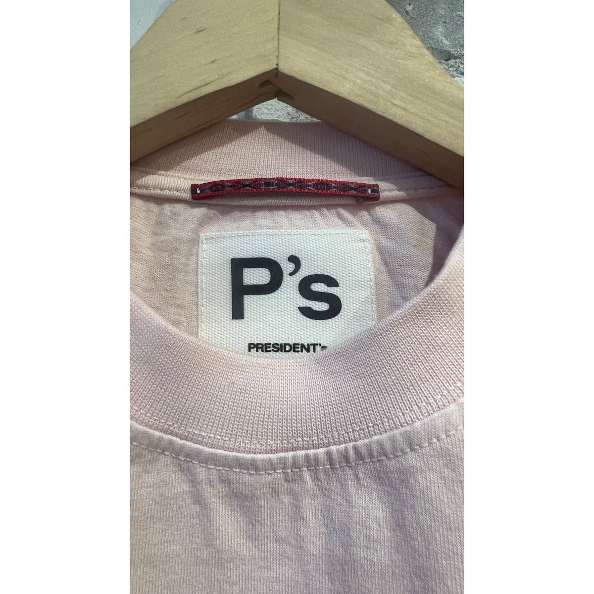 Men's Sail Away Vintage Wash Jersey T-shirt in pink with donut graphic by Presidents, casual and comfortable men's apparel.