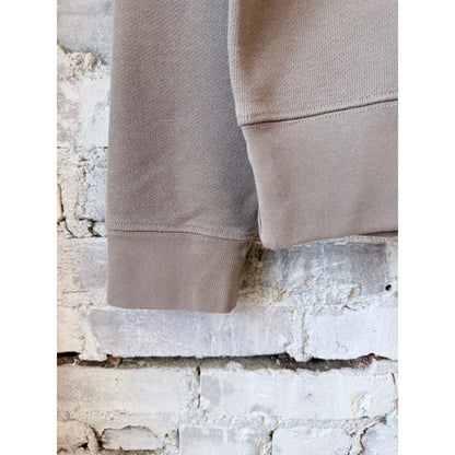 Men's Presidents P's Hooded Surfer Sweater in washed mud color, featuring a cozy hood and surf-inspired design.