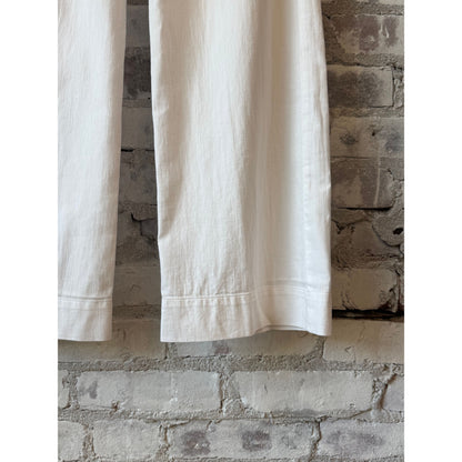 White Pulam woven pant for women by Hartford Women's, featuring a comfortable, stylish design with a relaxed fit.