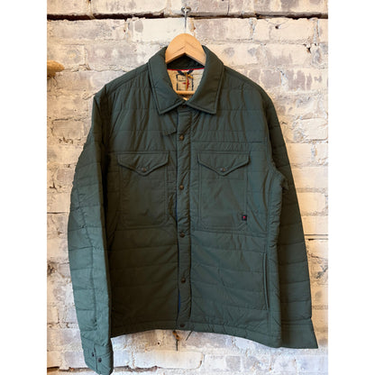 Men's Relwen Qltd Superfleece Jacket in Dark Forest color, featuring a cozy fleece exterior and casual fit.