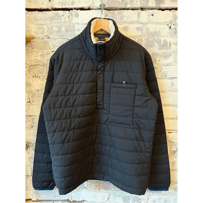 Relwen Quilted Superfleece Popover - Black Fade Dark Slate Gray