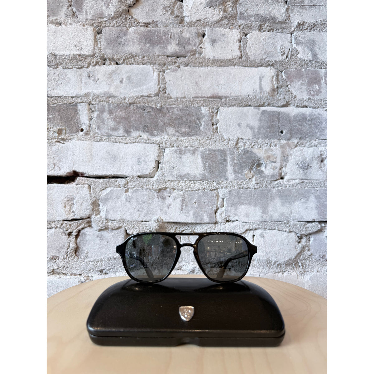 Racer Pilot Glasses - Black Tortoise
