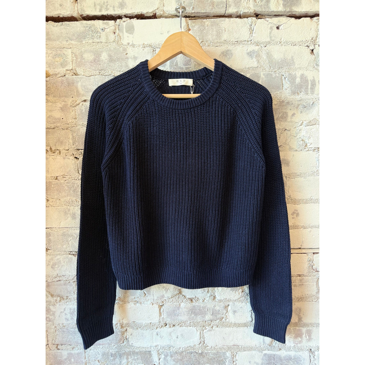One Grey Day Raleigh Pullover - Navy Dark Slate Gray