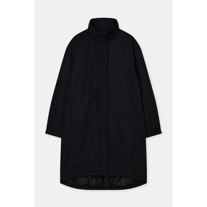 Women's black relaxed parka jacket by Closed Women's, showing a casual fit and hooded design for everyday wear.